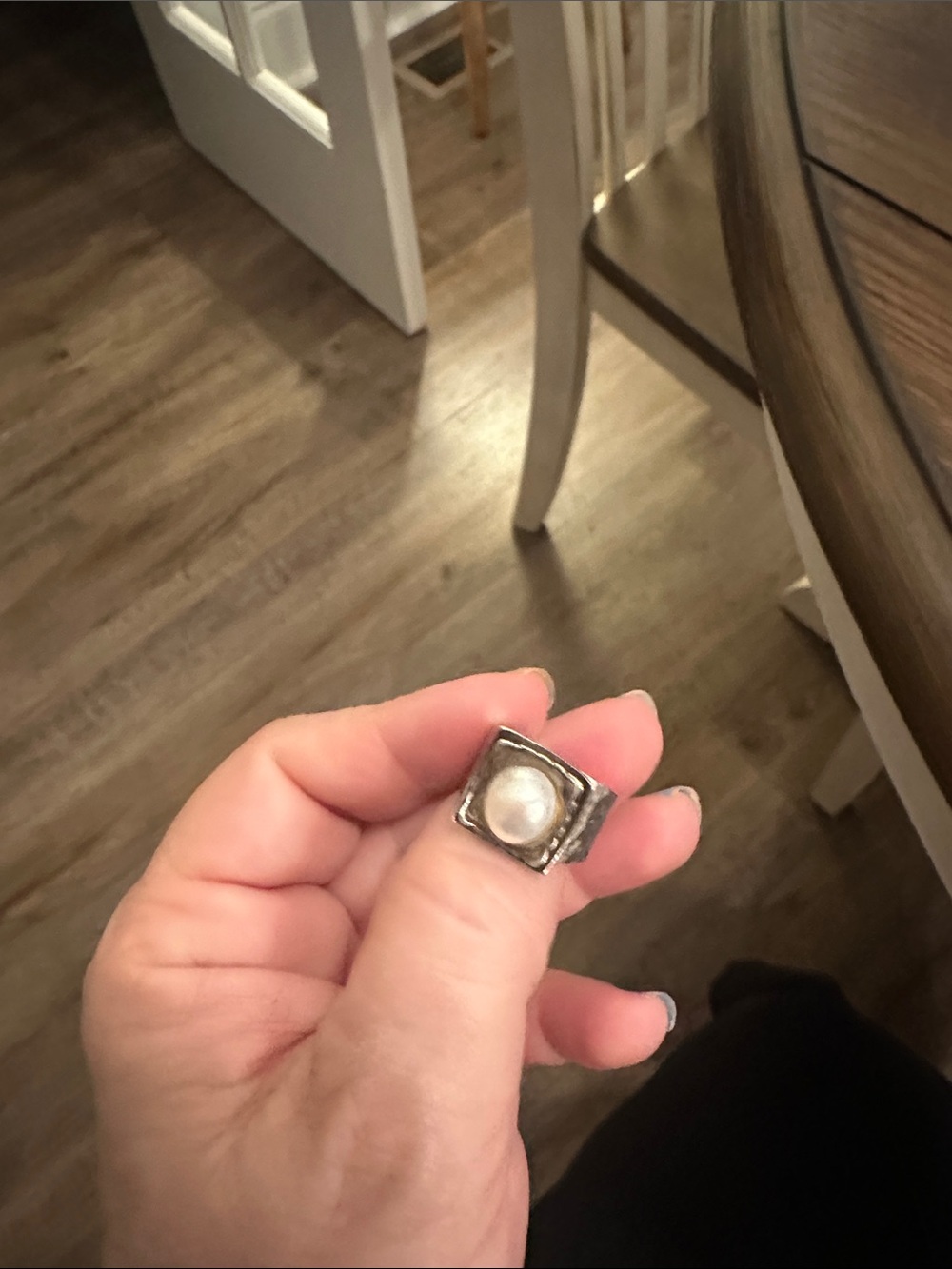 Silpada Silver and Pearl Ring